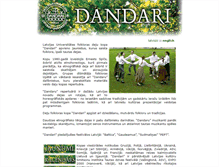 Tablet Screenshot of dandari.folklora.lv
